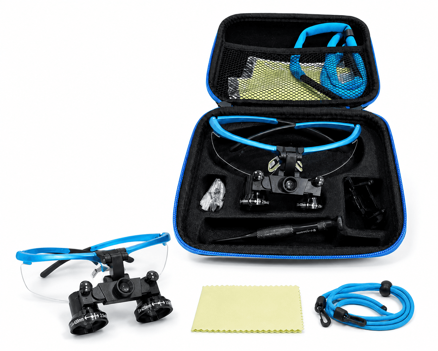 Premium Quality Loupes (3.5x / 2.5x Interchangeable)